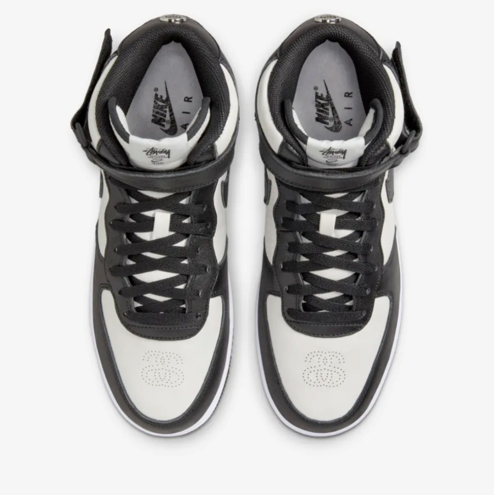 NIB Nike x Stussy Air Force 1 Mid - Size 6.5Y Women 8 - Picture 10 of 11